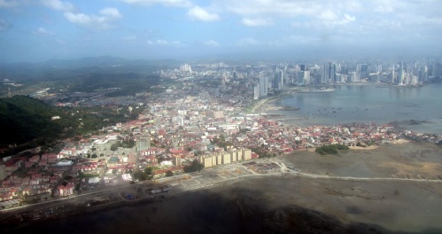 Aerial view of Panama City