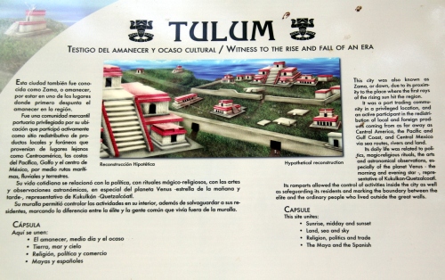 Tulum, the Mayan city also known as Zama